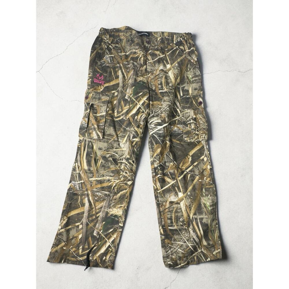 Realtree Max-5 Camo Cargo Pants Mens XL Hunting Utility Woodland Camouflage